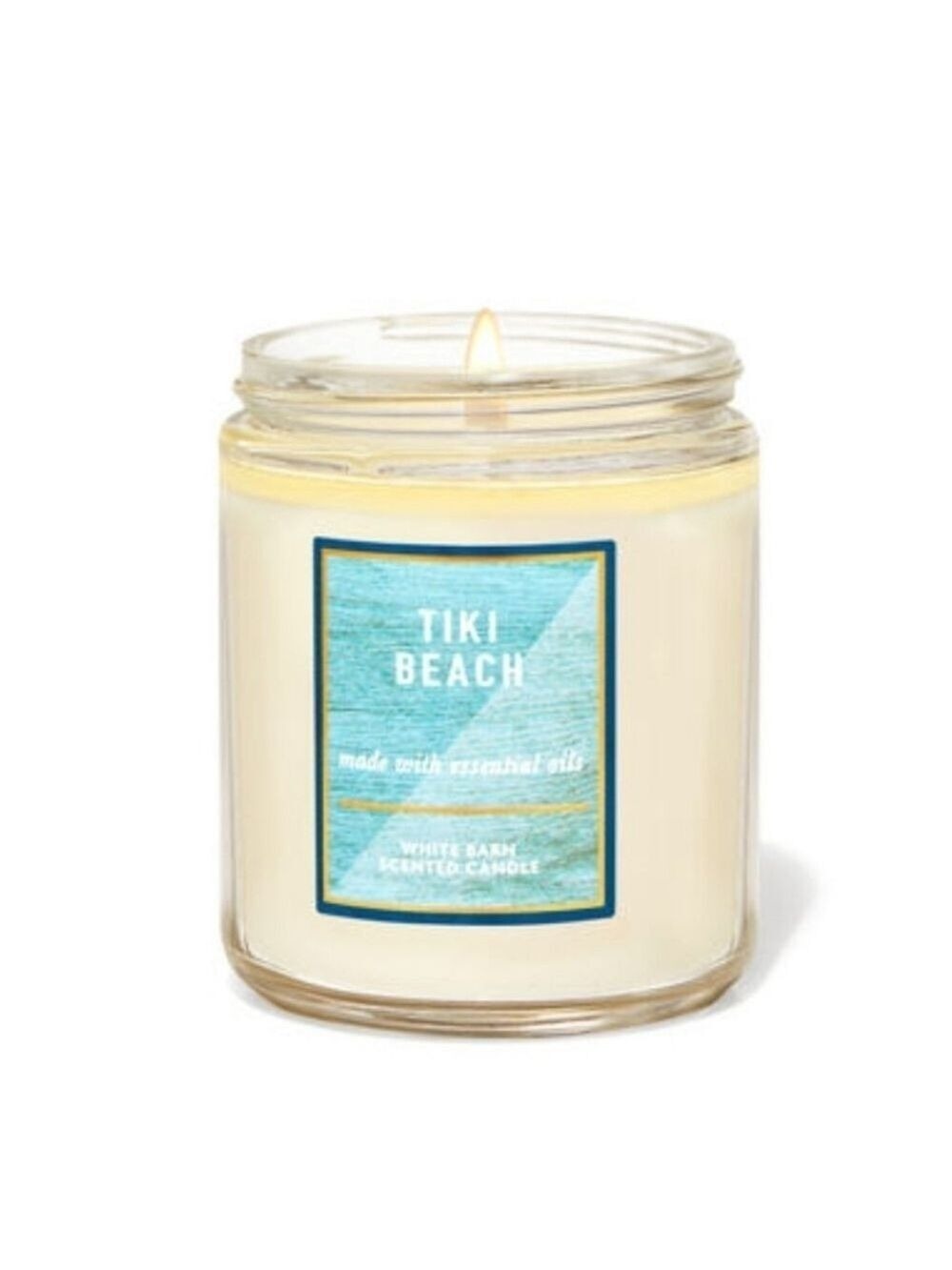 TIKI BEACH SINGLE WICK CANDLE